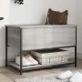 Sonoma gray engineered wood storage bench 70x42.5x47 cm by , Benches for halls and storage - Ref: Foro24-839021, Price: 55,04...