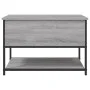 Sonoma-graue Aufbewahrungsbank aus Holzwerkstoff, 70 x 42,5 x 47 cm von , Bänke für Hallen und Lager - Ref: Foro24-839021, Pr...