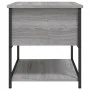 Sonoma gray engineered wood storage bench 70x42.5x47 cm by , Benches for halls and storage - Ref: Foro24-839021, Price: 55,04...