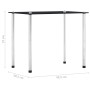 Mesas apilables 3 unidades vidrio templado negro de vidaXL, Mesas auxiliares - Ref: Foro24-249527, Precio: 47,23 €, Descuento: %