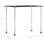Mesas apilables 3 unidades vidrio templado negro de vidaXL, Mesas auxiliares - Ref: Foro24-249527, Precio: 46,28 €, Descuento: %