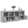 Sideboard mit betongrauen LED-Leuchten 164x37x67 cm von , Sideboards - Ref: Foro24-3209054, Preis: 217,36 €, Rabatt: %