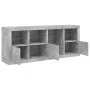 Sideboard mit betongrauen LED-Leuchten 164x37x67 cm von , Sideboards - Ref: Foro24-3209054, Preis: 217,36 €, Rabatt: %