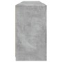 Aparador con luces LED gris hormigón 164x37x67 cm de , Aparadores - Ref: Foro24-3209054, Precio: 222,46 €, Descuento: %