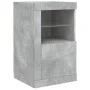 Sideboard mit betongrauen LED-Leuchten 164x37x67 cm von , Sideboards - Ref: Foro24-3209054, Preis: 217,36 €, Rabatt: %