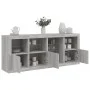 Aparador con luces LED gris Sonoma 164x37x67 cm de , Aparadores - Ref: Foro24-3209056, Precio: 195,80 €, Descuento: %