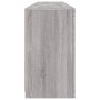 Aparador con luces LED gris Sonoma 164x37x67 cm de , Aparadores - Ref: Foro24-3209056, Precio: 202,18 €, Descuento: %