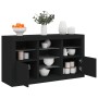 Aparador con luces LED negro 123x37x67 cm de , Aparadores - Ref: Foro24-3209080, Precio: 188,18 €, Descuento: %