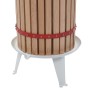 Prensa de vino y fruta con paño de tela 30 L madera de roble de vidaXL, Producción de vino - Ref: Foro24-144745, Precio: 149,...