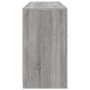 Aparador con luces LED gris Sonoma 123x37x67 cm de , Aparadores - Ref: Foro24-3209063, Precio: 157,98 €, Descuento: %