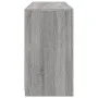 Aparador con luces LED gris Sonoma 123x37x67 cm de , Aparadores - Ref: Foro24-3209063, Precio: 152,33 €, Descuento: %