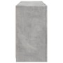 Aparador con luces LED gris hormigón 123x37x67 cm de , Aparadores - Ref: Foro24-3209061, Precio: 168,48 €, Descuento: %