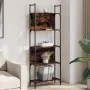 Librería de 5 estantes madera roble ahumado 60,5x24x166,5 cm de , Librerías y estanterías - Ref: Foro24-838865, Precio: 50,76...