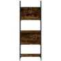Librería de 5 estantes madera roble ahumado 60,5x24x166,5 cm de , Librerías y estanterías - Ref: Foro24-838865, Precio: 50,76...