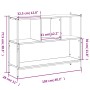 Estantería madera de ingeniería gris Sonoma 102x28x77,5 cm de , Librerías y estanterías - Ref: Foro24-838901, Precio: 60,35 €...