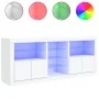 Aparador con luces LED blanco 181,5x37x67 cm de , Aparadores - Ref: Foro24-3209037, Precio: 228,42 €, Descuento: %