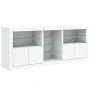 Aparador con luces LED blanco 181,5x37x67 cm de , Aparadores - Ref: Foro24-3209037, Precio: 228,42 €, Descuento: %