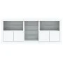Aparador con luces LED blanco 181,5x37x67 cm de , Aparadores - Ref: Foro24-3209037, Precio: 228,42 €, Descuento: %