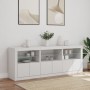 Aparador con luces LED blanco 181,5x37x67 cm de , Aparadores - Ref: Foro24-3209002, Precio: 248,53 €, Descuento: %