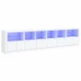 Aparador con luces LED blanco 283x37x67 cm de , Aparadores - Ref: Foro24-3209016, Precio: 298,81 €, Descuento: %