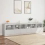 Aparador con luces LED blanco 283x37x67 cm de , Aparadores - Ref: Foro24-3209016, Precio: 298,81 €, Descuento: %