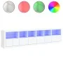 Aparador con luces LED blanco 283x37x67 cm de , Aparadores - Ref: Foro24-3209016, Precio: 298,81 €, Descuento: %