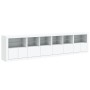 Aparador con luces LED blanco 283x37x67 cm de , Aparadores - Ref: Foro24-3209016, Precio: 308,34 €, Descuento: %