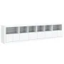 Aparador con luces LED blanco 283x37x67 cm de , Aparadores - Ref: Foro24-3209016, Precio: 298,81 €, Descuento: %