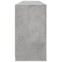Aparador con luces LED gris hormigón 181,5x37x67 cm de , Aparadores - Ref: Foro24-3209040, Precio: 198,92 €, Descuento: %