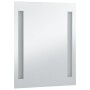 Espejo de pared de baño con LED 60x80 cm de vidaXL, Espejos - Ref: Foro24-144703, Precio: 111,86 €, Descuento: %