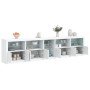 Aparador con luces LED blanco 283x37x67 cm de , Aparadores - Ref: Foro24-3209023, Precio: 376,04 €, Descuento: %