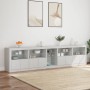 Aparador con luces LED blanco 283x37x67 cm de , Aparadores - Ref: Foro24-3209023, Precio: 376,04 €, Descuento: %