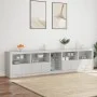 Sideboard mit weißen LED-Leuchten 283x37x67 cm von , Sideboards - Ref: Foro24-3209023, Preis: 384,85 €, Rabatt: %