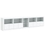 Aparador con luces LED blanco 283x37x67 cm de , Aparadores - Ref: Foro24-3209023, Precio: 376,04 €, Descuento: %