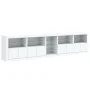 Sideboard mit weißen LED-Leuchten 283x37x67 cm von , Sideboards - Ref: Foro24-3209023, Preis: 384,85 €, Rabatt: %