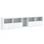Sideboard mit weißen LED-Leuchten 283x37x67 cm von , Sideboards - Ref: Foro24-3209023, Preis: 384,85 €, Rabatt: %