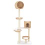 Rascador para gatos de hierba marina con poste de sisal de vidaXL, Mobiliario para gatos - Ref: Foro24-170734, Precio: 223,46...