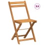 Sillas de terraza plegables 4 uds madera maciza de acacia de , Sillas de jardín - Ref: Foro24-3216305, Precio: 148,89 €, Desc...