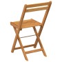Sillas de terraza plegables 4 uds madera maciza de acacia de , Sillas de jardín - Ref: Foro24-3216305, Precio: 148,89 €, Desc...