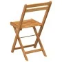 Sillas de terraza plegables 4 uds madera maciza de acacia de , Sillas de jardín - Ref: Foro24-3216305, Precio: 136,97 €, Desc...