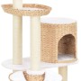 Rascador para gatos de hierba marina con poste de sisal de vidaXL, Mobiliario para gatos - Ref: Foro24-170734, Precio: 223,46...