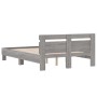 Cama con cabecero madera de ingeniería gris Sonoma 120x200 cm de , Camas y somieres - Ref: Foro24-3207432, Precio: 128,65 €, ...