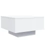 Mesa de centro madera de ingeniería blanco 55x55x31 cm de , Mesas de centro - Ref: Foro24-836567, Precio: 52,39 €, Descuento: %