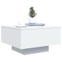 Mesa de centro madera de ingeniería blanco 55x55x31 cm de , Mesas de centro - Ref: Foro24-836567, Precio: 53,18 €, Descuento: %