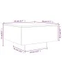 Mesa de centro madera de ingeniería blanco 55x55x31 cm de , Mesas de centro - Ref: Foro24-836567, Precio: 52,39 €, Descuento: %