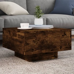 Mesa de centro madera de ingeniería roble ahumado 55x55x31 cm de , Mesas de centro - Ref: Foro24-836571, Precio: 50,13 €, Des...