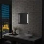 Espejo de pared de baño con LED 60x50 cm de vidaXL, Espejos - Ref: Foro24-144705, Precio: 78,38 €, Descuento: %
