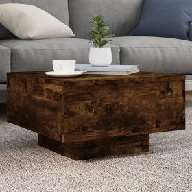 Couchtisch mit LED-Leuchten Räuchereiche 55x55x31 cm von , Couchtisch - Ref: Foro24-836578, Preis: 57,50 €, Rabatt: %