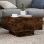Couchtisch mit LED-Leuchten Räuchereiche 55x55x31 cm von , Couchtisch - Ref: Foro24-836578, Preis: 57,50 €, Rabatt: %