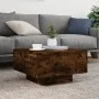 Couchtisch mit LED-Leuchten Räuchereiche 55x55x31 cm von , Couchtisch - Ref: Foro24-836578, Preis: 57,50 €, Rabatt: %
